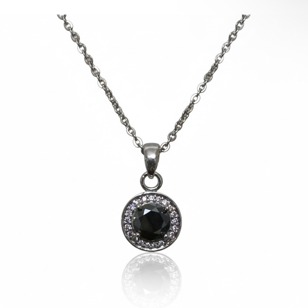 NEW BLACK MOISSANITE NECKLACE